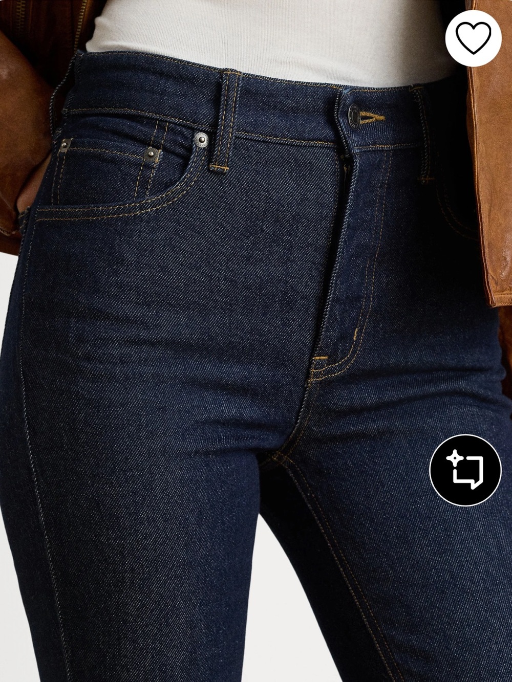 Ralph Lauren High-Rise Indigo Denim Jeans